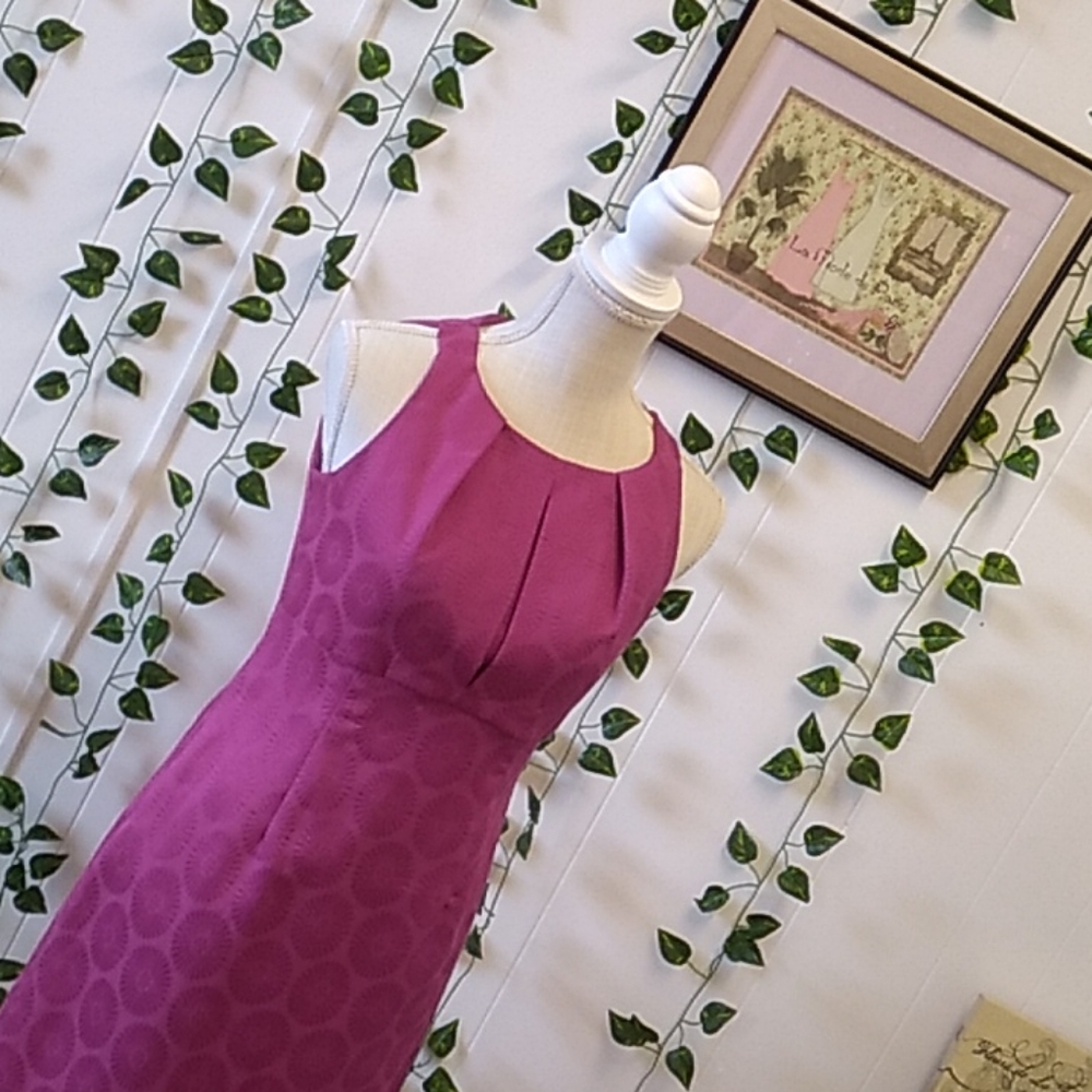 Raspberry Just Taylor SZ 2 Dress